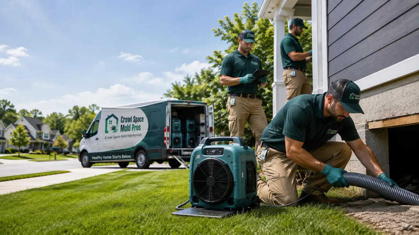 Crawl Space Mold Removal in Oakdale, PA
